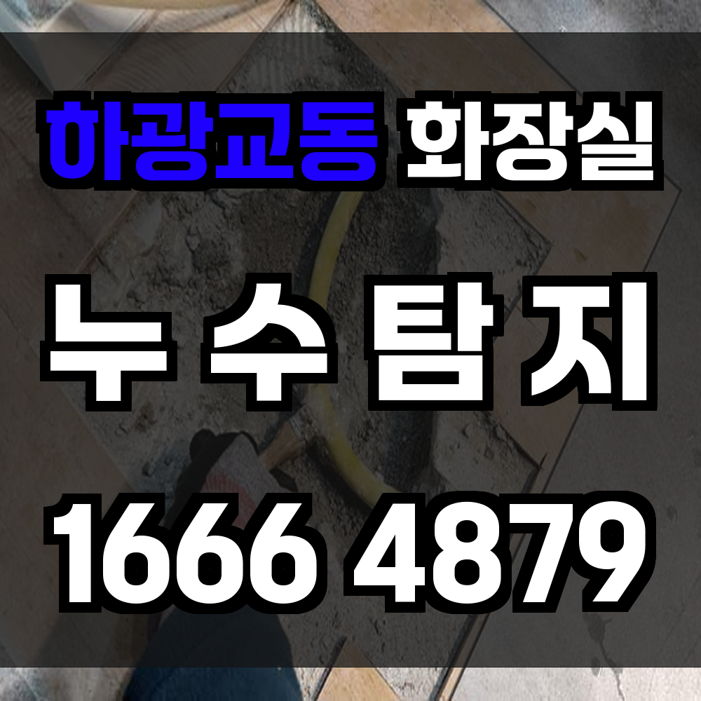 하광교동 화장실 누수탐지 작은 문제까지 놓치지 않는 전문가 점검