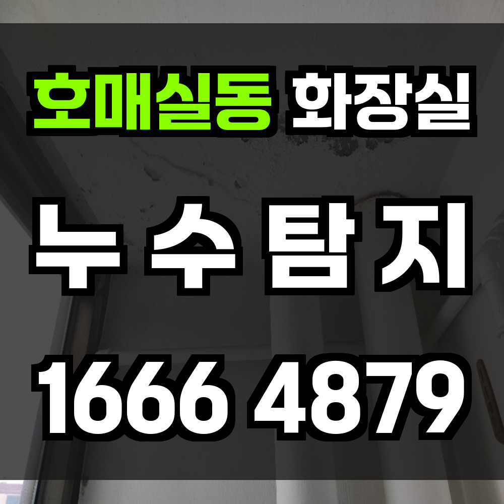 호매실동 화장실 누수탐지 눈에 보이지 않는 문제까지 정확히 점검