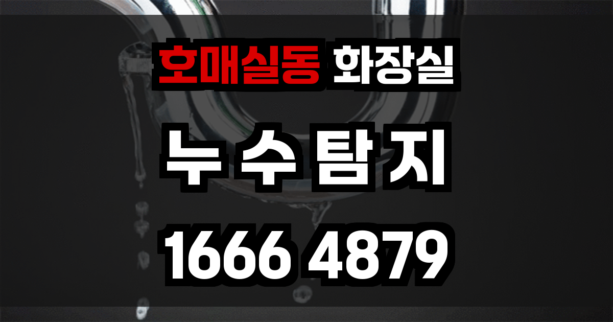 호매실동 화장실 누수