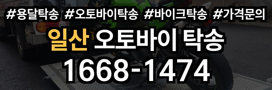 일산 오토바이 탁송
