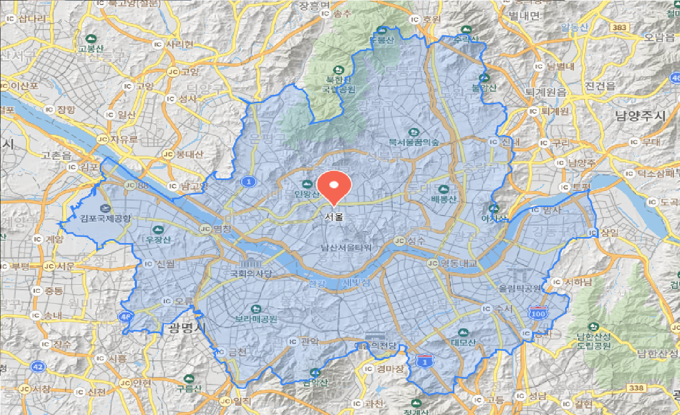 서울 굴삭기 포크레인 서비스 지역