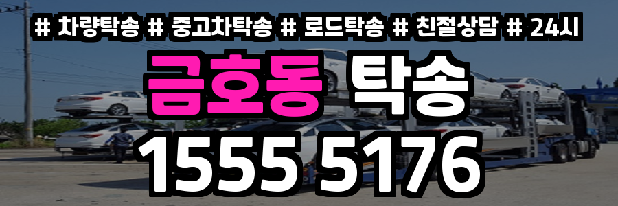 금호동 탁송