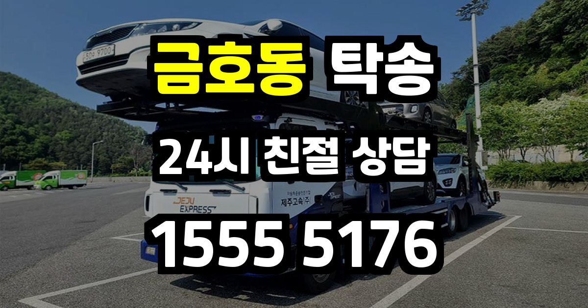 금호동 탁송