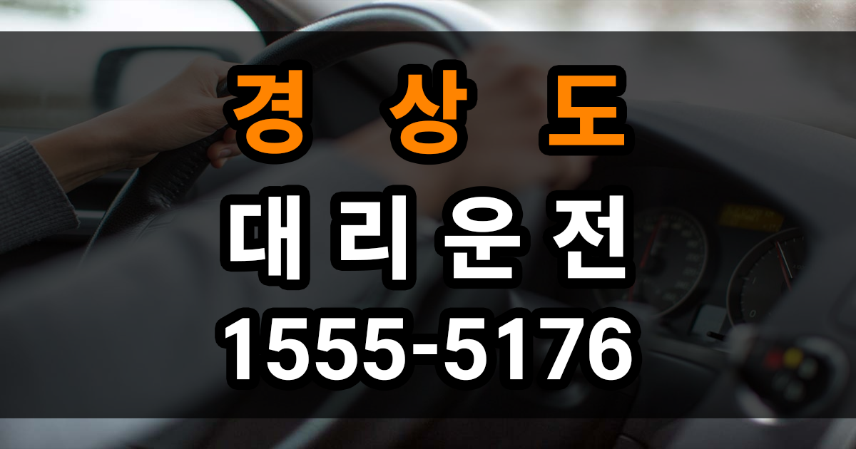 경상도 대리운전