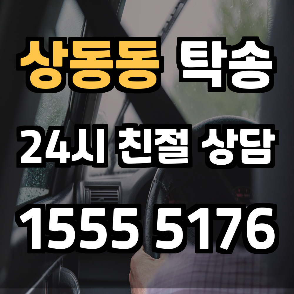 상동동 탁송 믿고 맡길 수 있는 안전하고 신속한 차량 운송