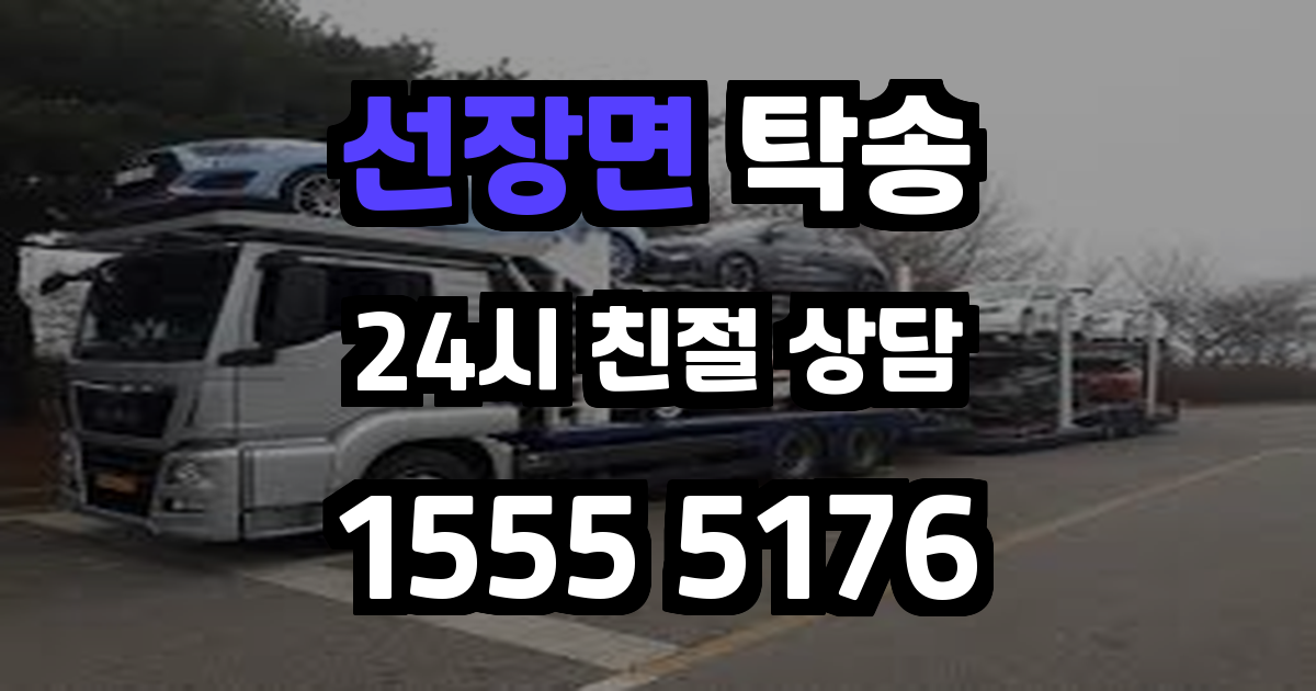 선장면 탁송