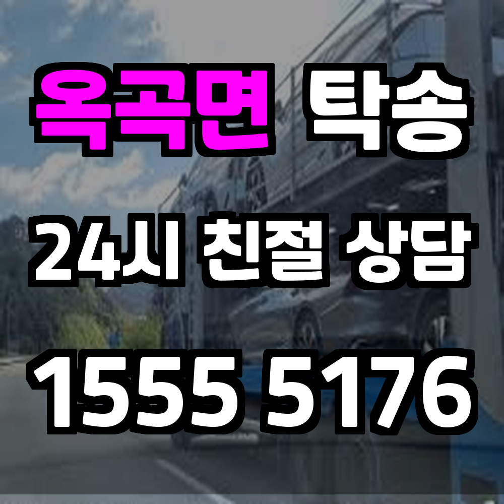 옥곡면 탁송 시간과 에너지를 아껴주는 효율적인 차량 운송