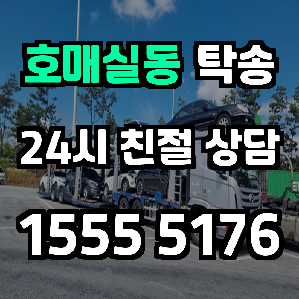 호매실동 탁송 차량 운전 없이 편리하게 목적지까지 이동