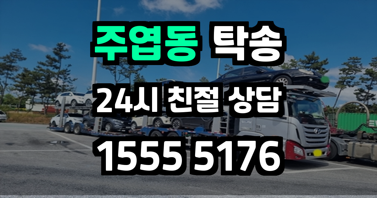 주엽동 탁송