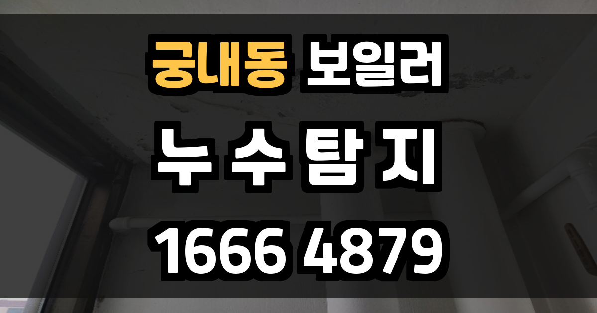 궁내동 보일러 누수