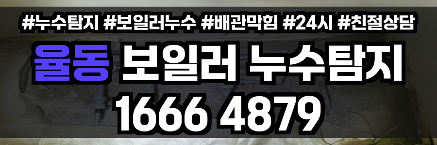 율동 보일러 누수