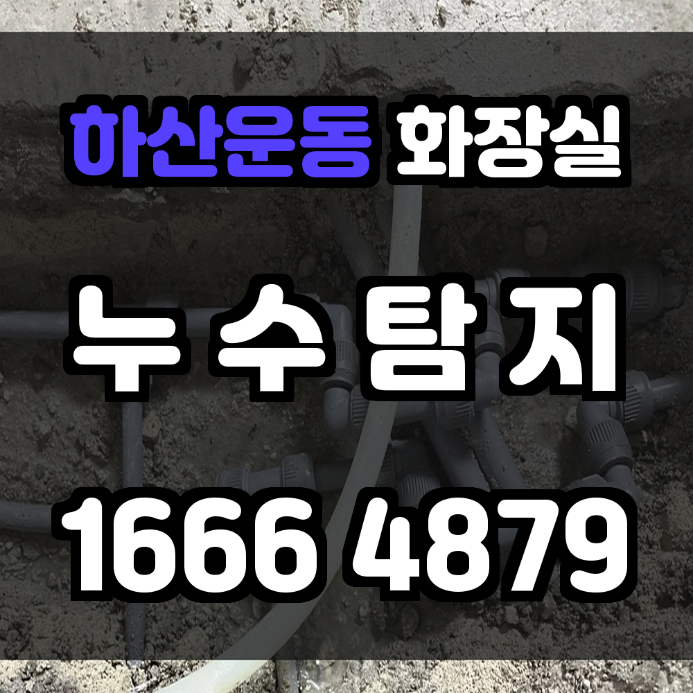 하산운동 화장실 누수탐지 초기 대응으로 공간 손상 최소화
