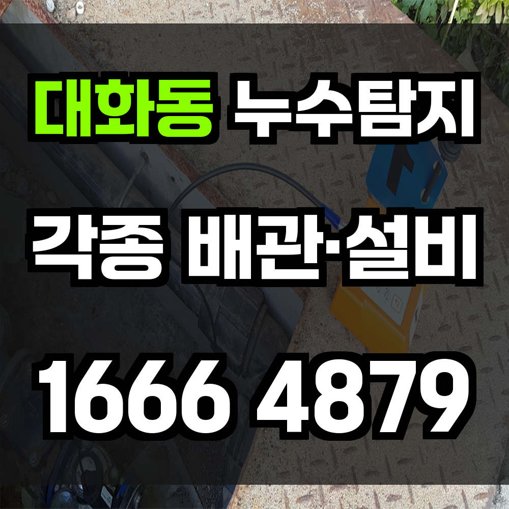 대화동 누수탐지