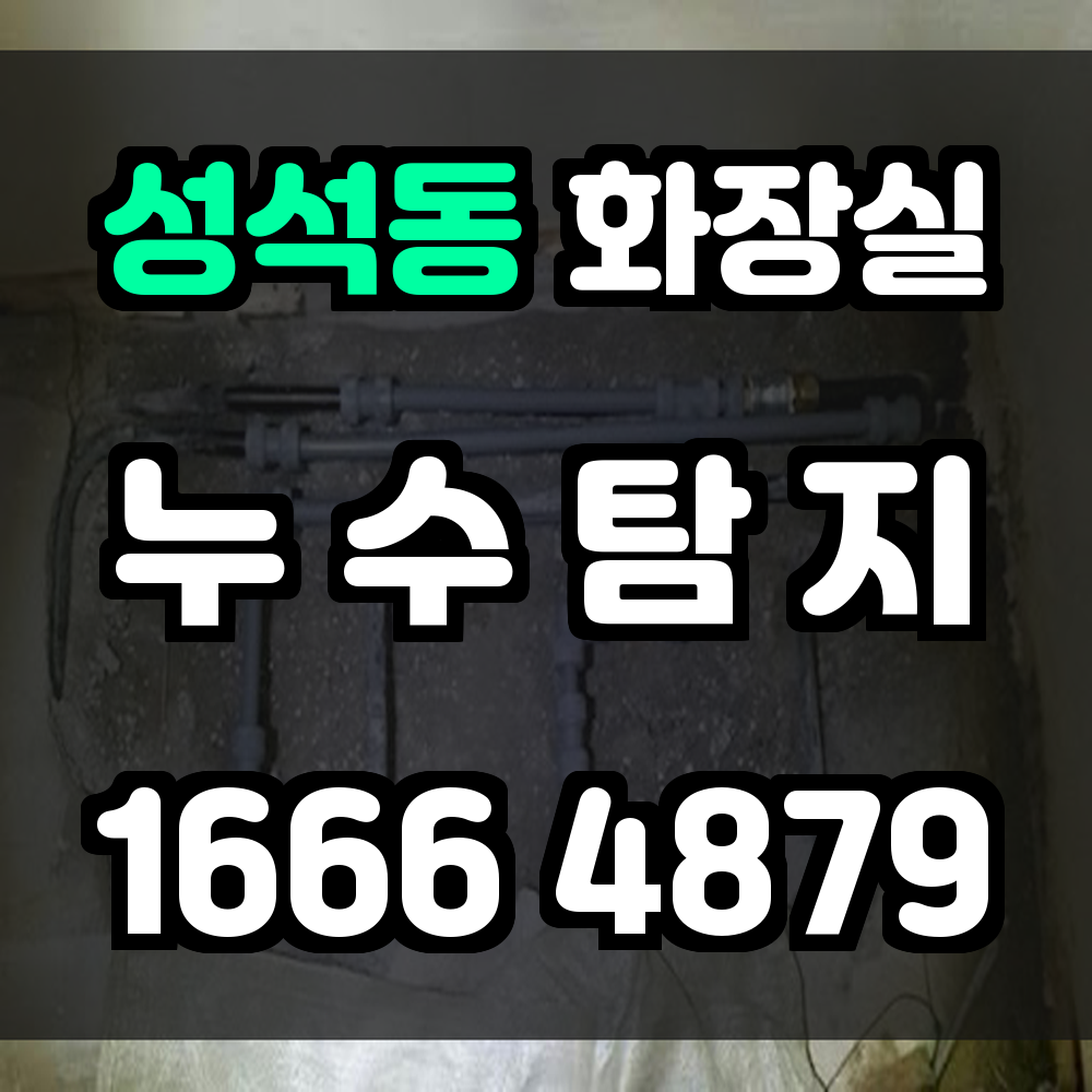 성석동 화장실 누수