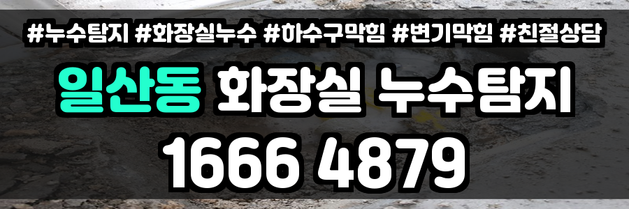 일산동 화장실 누수