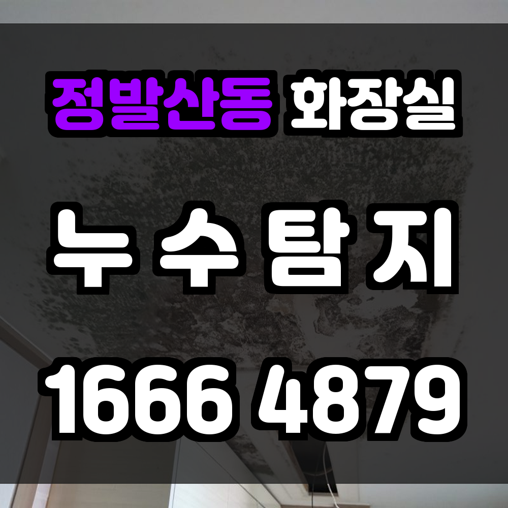 정발산동 화장실 누수