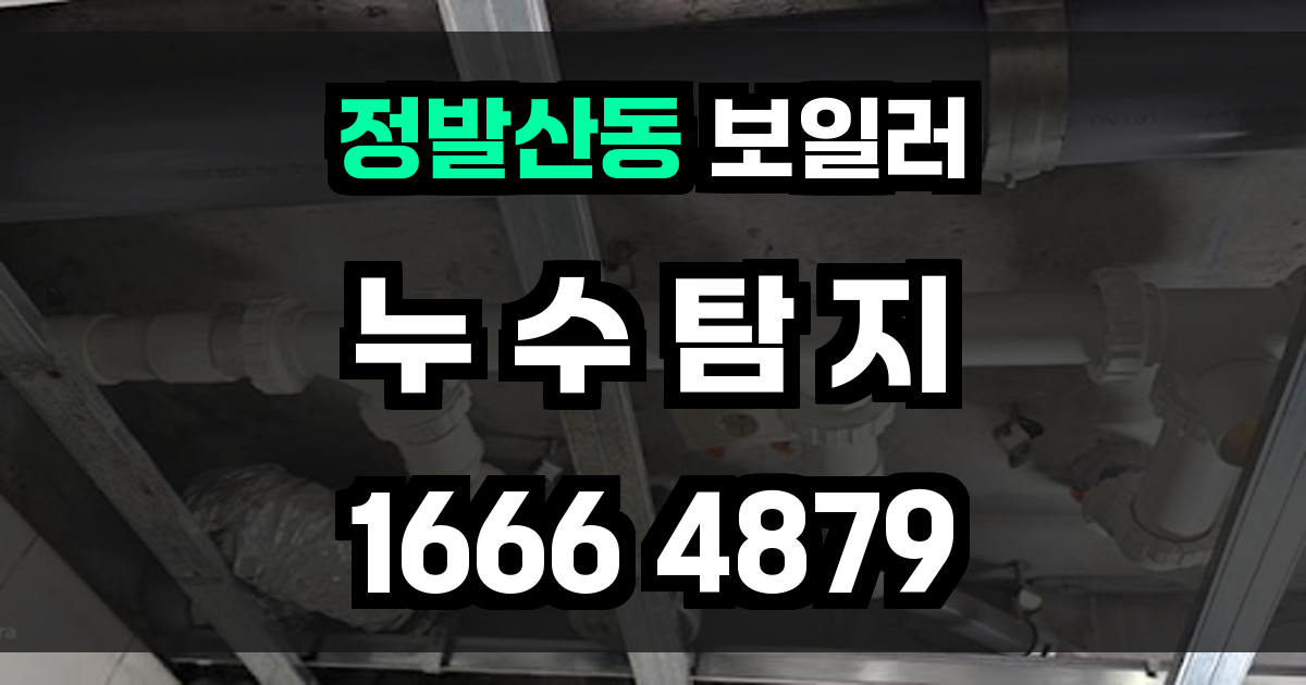 정발산동 보일러 누수