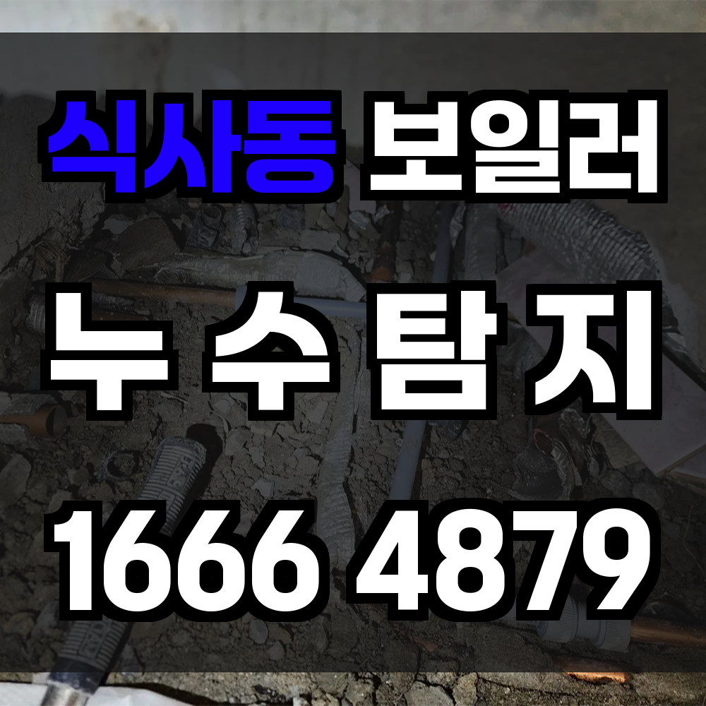 식사동 보일러 누수