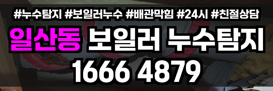 일산동 보일러 누수