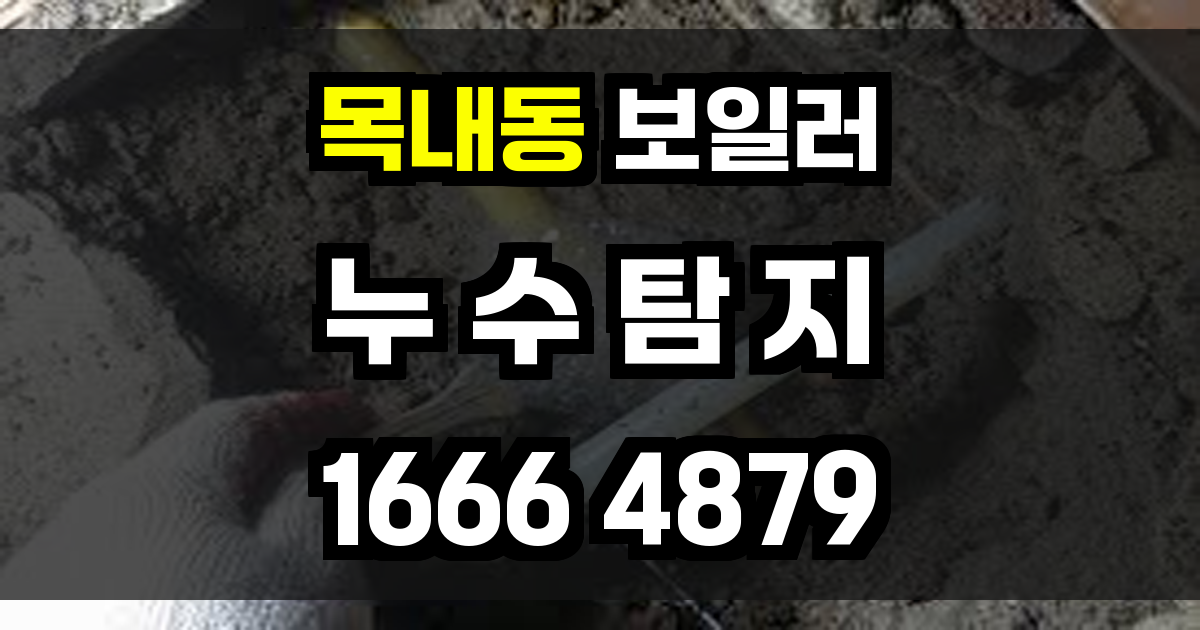 목내동 보일러 누수