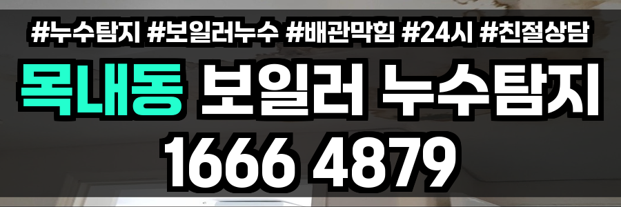 목내동 보일러 누수