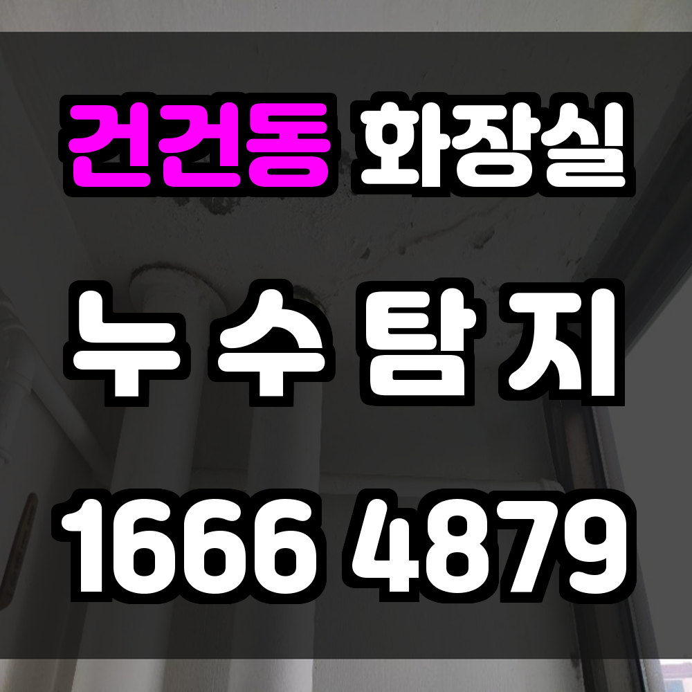 건건동 화장실 누수