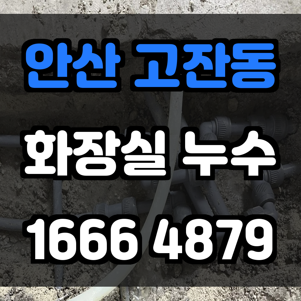안산 고잔동 화장실 누수