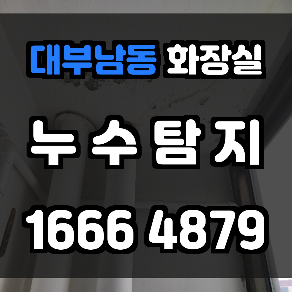 대부남동 화장실 누수