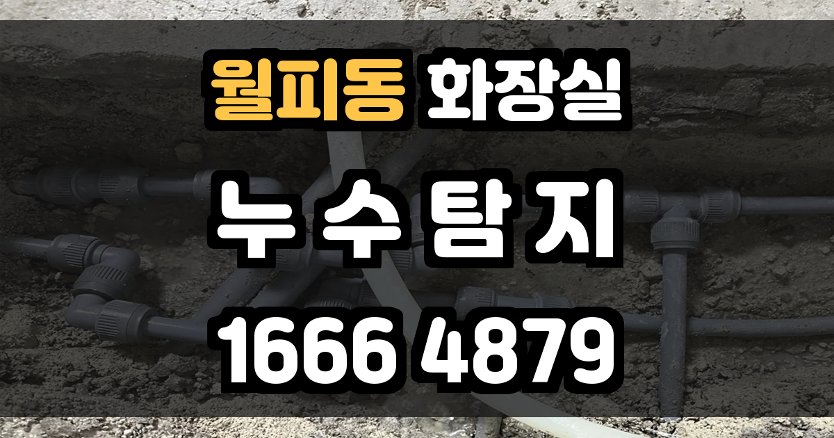 월피동 화장실 누수