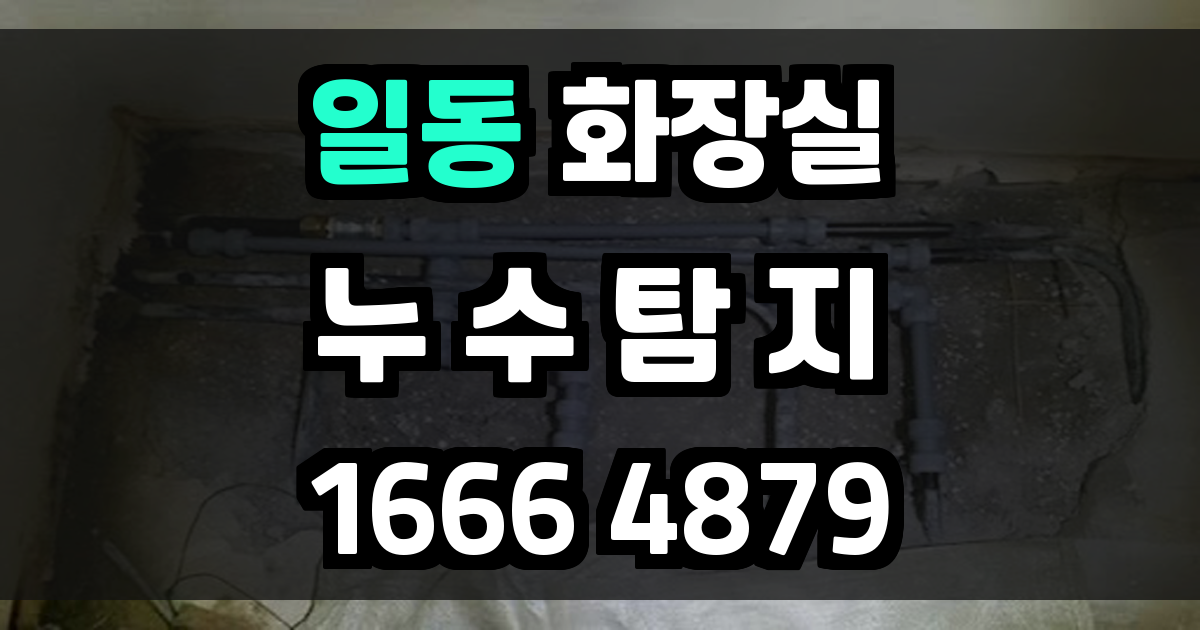 일동 화장실 누수