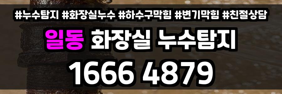 일동 화장실 누수