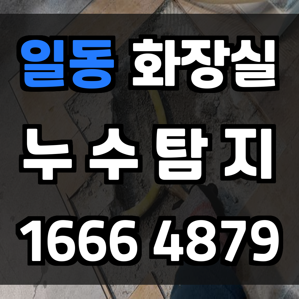 일동 화장실 누수탐지 신속 진단 서비스 안내
