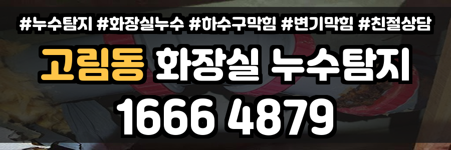 고림동 화장실 누수
