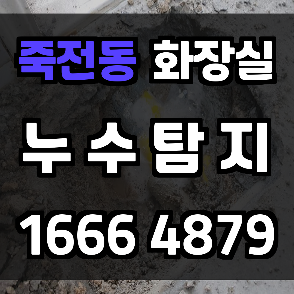 죽전동 화장실 누수탐지 첨단 기술로 안전한 복구