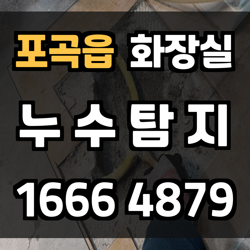 포곡읍 화장실 누수탐지 신속 대응과 정밀 진단 서비스