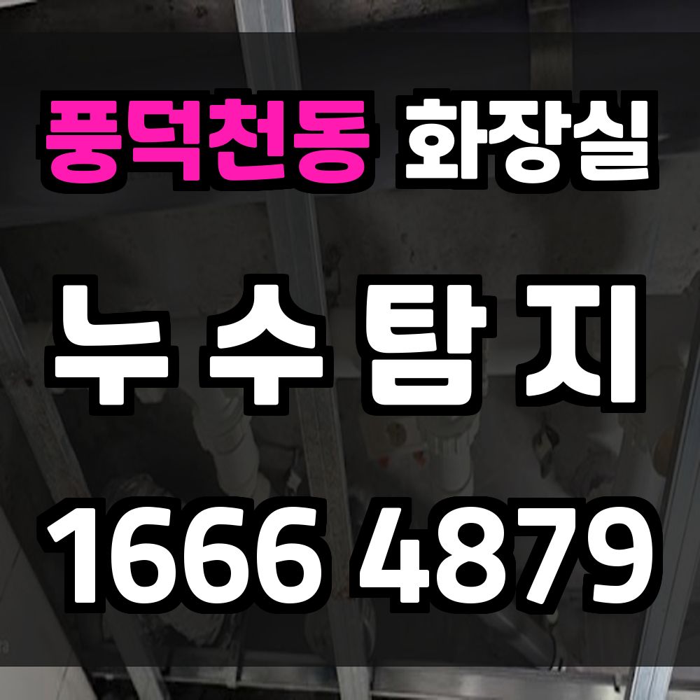 풍덕천동 화장실 누수
