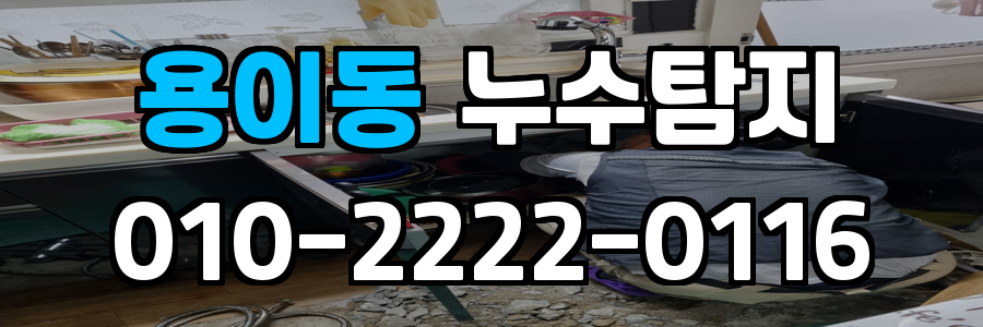 용이동 누수탐지 비용