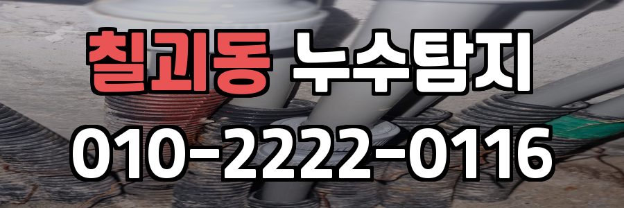 칠괴동 누수탐지 비용