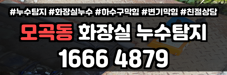 모곡동 화장실 누수