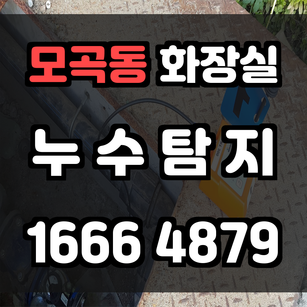 모곡동 화장실 누수