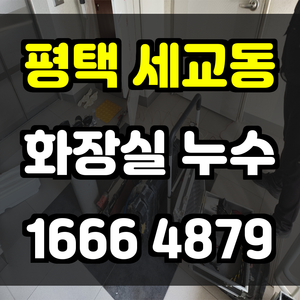 평택 세교동 화장실 누수