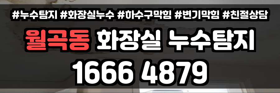 월곡동 화장실 누수