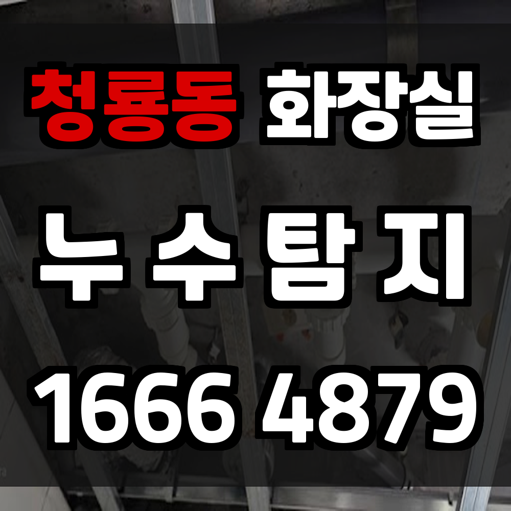 청룡동 화장실 누수탐지로 위생과 안전을 한번에 해결하세요