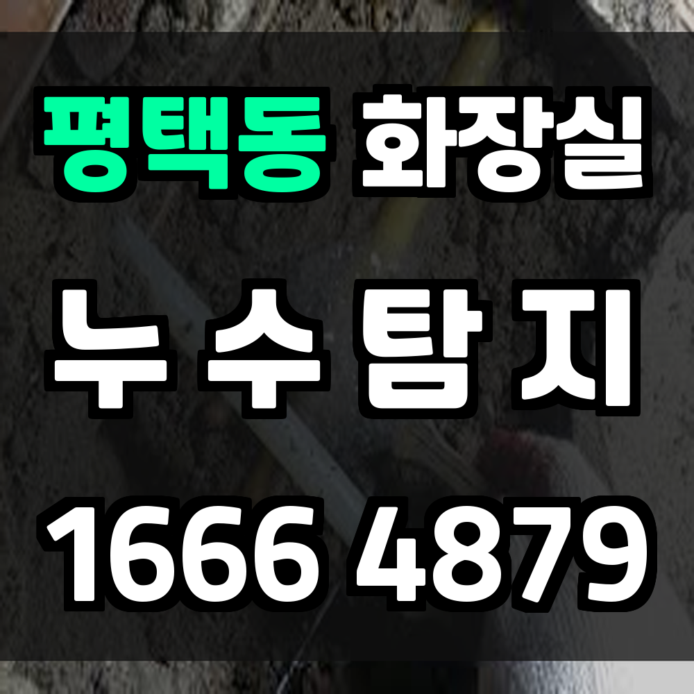 평택동 화장실 누수탐지 정확 진단과 최소 철거 복구