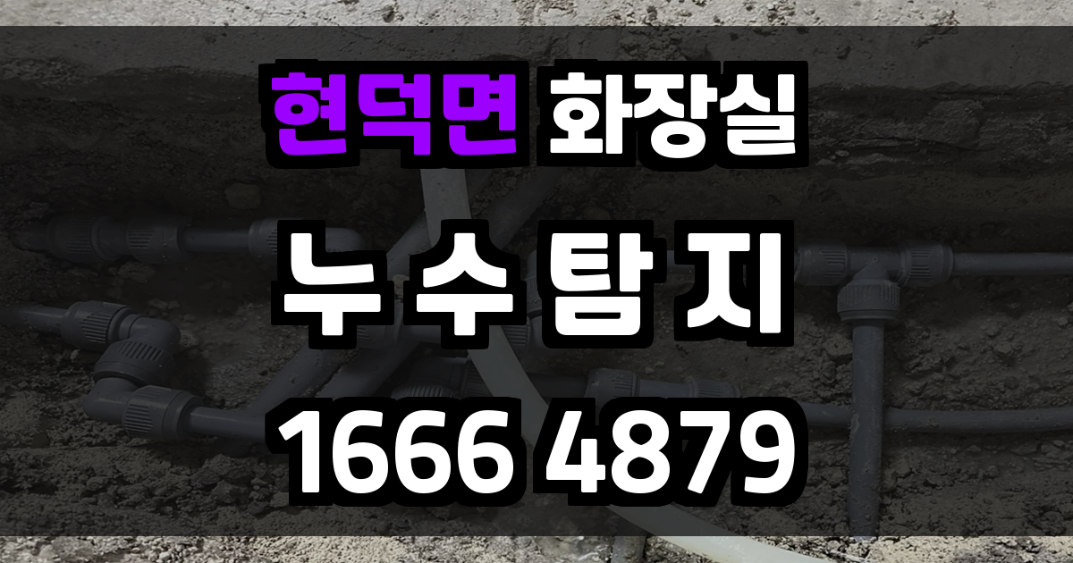 현덕면 화장실 누수