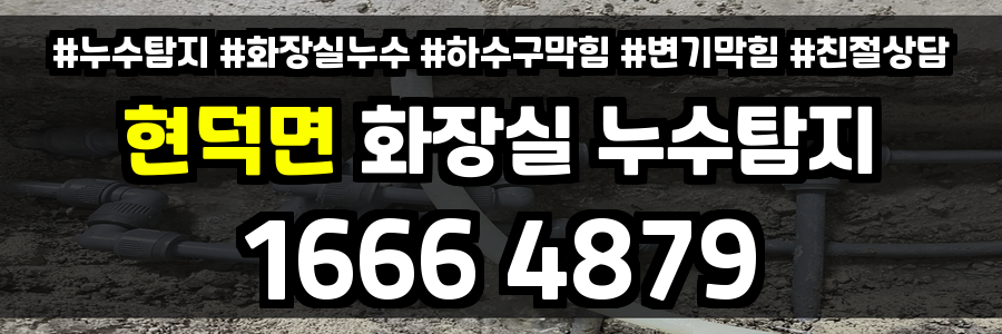 현덕면 화장실 누수