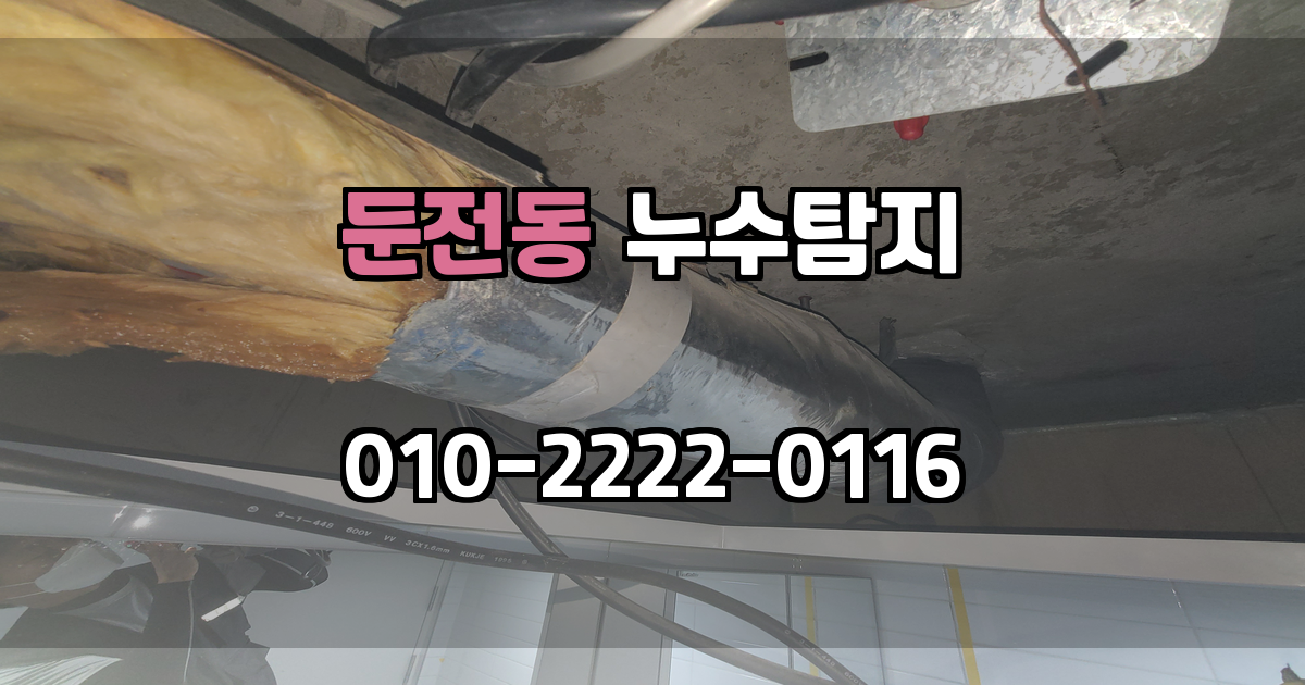 둔전동 누수탐지