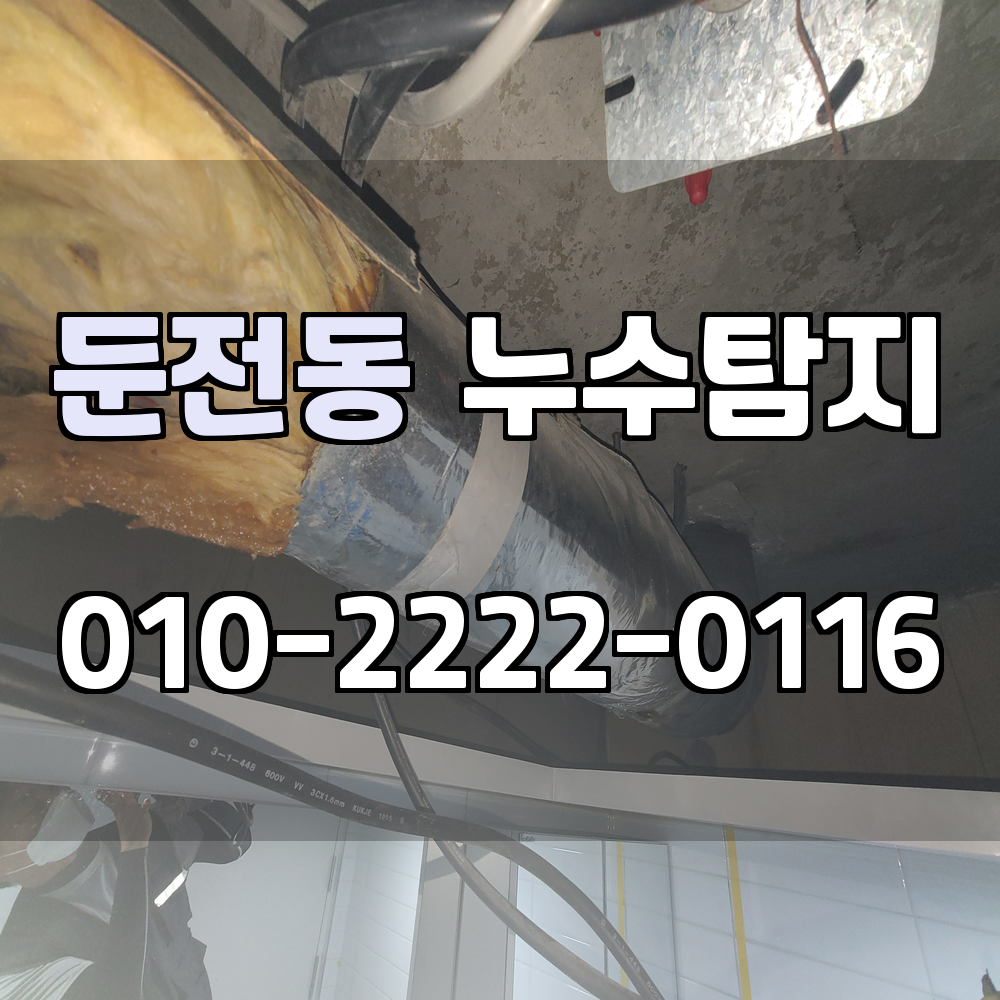 둔전동 누수탐지 서비스 지역