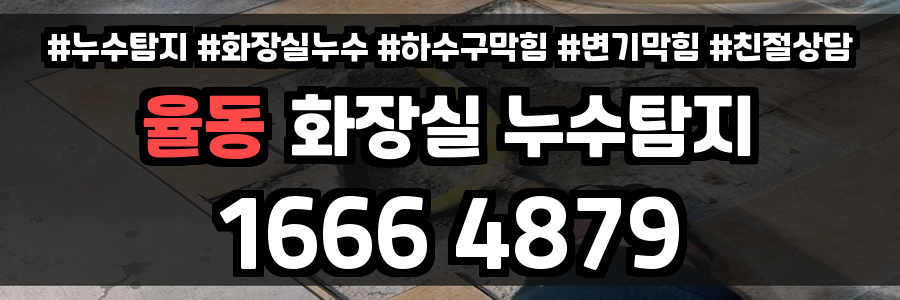 율동 화장실 누수