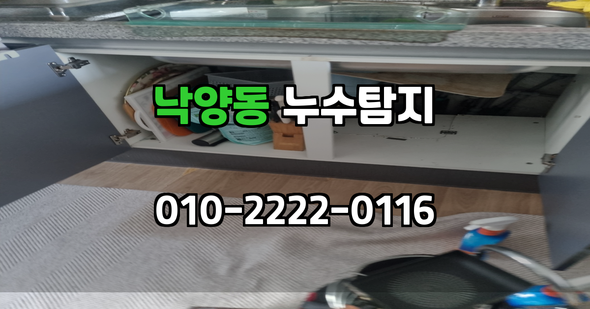 낙양동 누수탐지